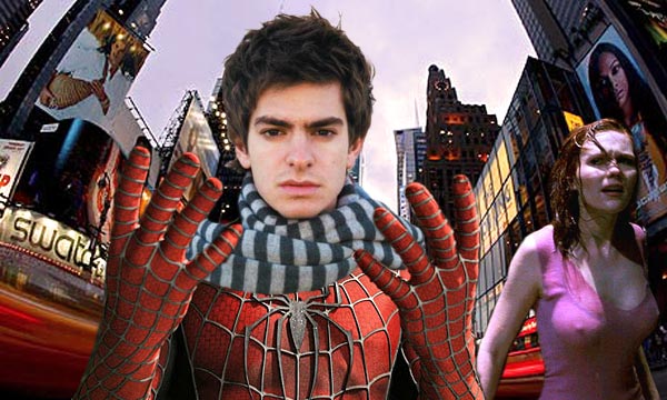 Andrew in a Spiderman costume